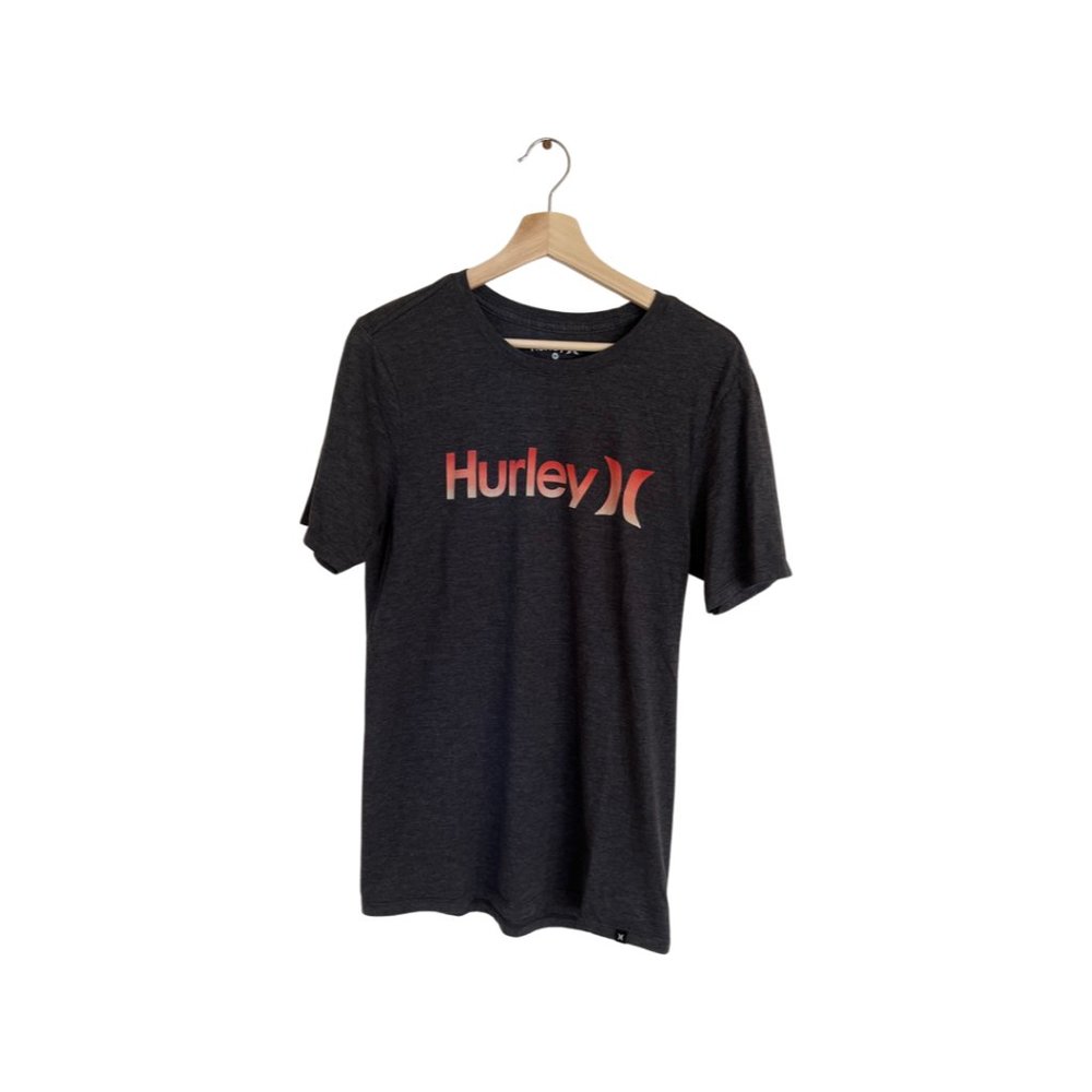 Hurley Men's T-Shirt in Charcoal Gray, M